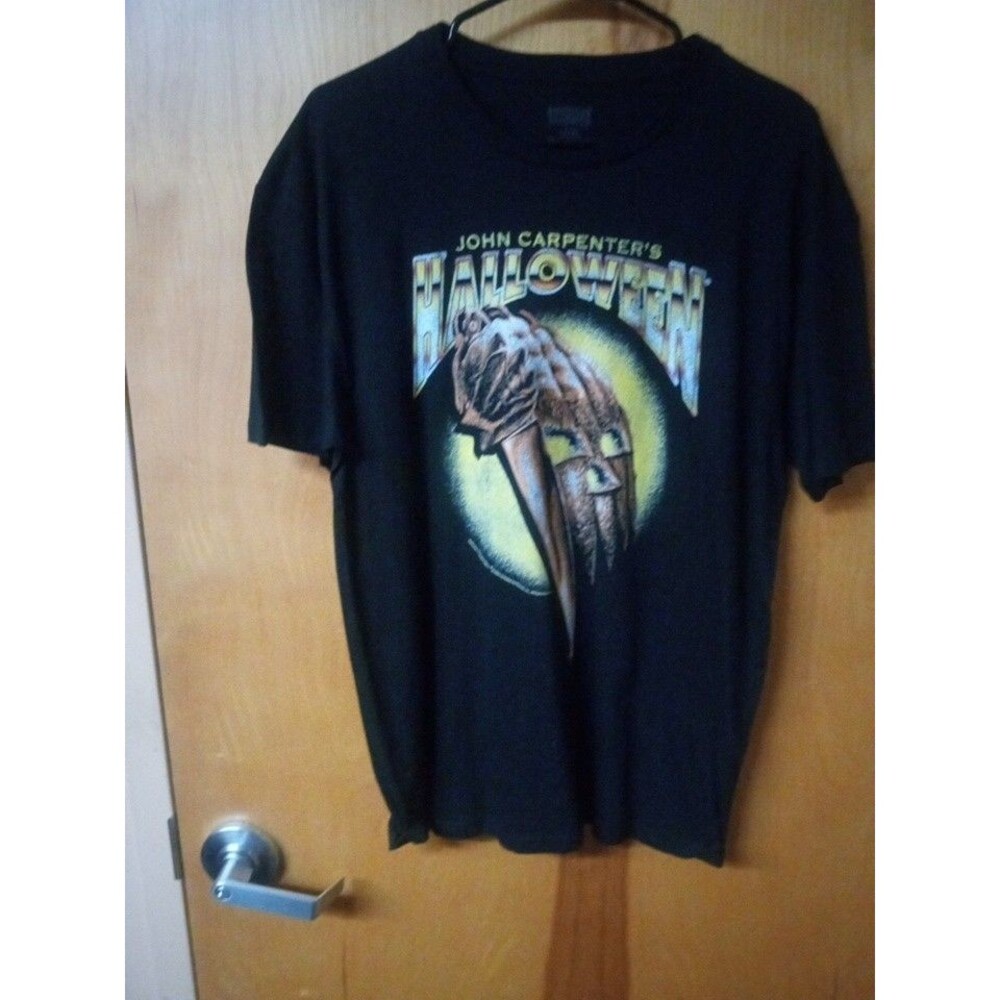 John Carpenter's Halloween Graphic Black Movie T-Shirt Large